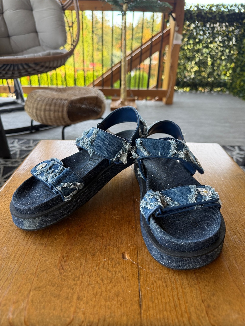 Desigual | Flat Denim Sandals
